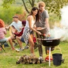 Relaxdays Pelenų kibiras su dangčiu ir semtuvėliu