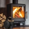 Relaxdays Pelenų kibiras su dangčiu ir šlavimo rinkinys 7,5 L