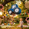 Relaxdays Traktoriaus piñata su lazda ir kauke