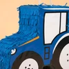 Relaxdays Traktoriaus piñata su lazda ir kauke