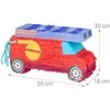 Relaxdays Piniata Gaisrinės automobilis 30x55x18 cm Raudona