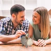Relaxdays Kiaulytė taupyklė su medžio žievės dizainu