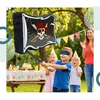 Relaxdays Pirato vėliavos piñata - lazda ir kaukė
