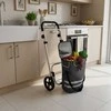 Relaxdays Sulankstomas pirkinių vežimėlis, 45 l
