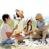 Relaxdays Sulankstomas pirkinių vežimėlis