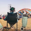 Relaxdays Sulankstomas pirkinių vežimėlis