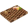 Relaxdays Pjaustymo lenta, 3x40x30 cm, ruda