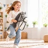 Relaxdays Pliušinis jojimo arkliukas (hobby horsing)