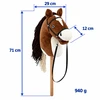 Relaxdays Pliušinis žaislinis arkliukas Hobby Horsing