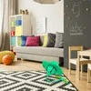 Relaxdays Pogo kamuolys lazda, 74x39x29 cm, Mėlyna Juoda