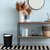 Relaxdays Popieriaus šiukšliadėžė su medžio efekto apdaila 9L