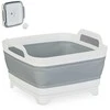 Relaxdays Sulankstomas kriauklės dubuo su nutekėjimu