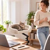 Relaxdays Prie stalo tvirtinama kačių lovytė, dvipusė pagalvė, nuimamas skalbiamas užvalkalas