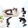 Relaxdays Prie stalo tvirtinama kačių lovytė, dvipusė pagalvė, nuimamas skalbiamas užvalkalas