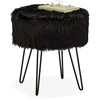 Relaxdays Pufas, 41x37 cm, juodas, 3.2kg
