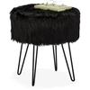 Relaxdays Pufas, 41x37 cm, juodas, 3.2kg