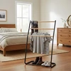 Relaxdays Laisvai pastatomas metalinis rankšluosčių laikiklis