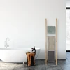 Relaxdays Sulankstoma bambukinė rankšluosčių kopėčių lentyna