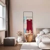 Relaxdays Metalinis rankšluosčių kopėčių laikiklis su 3 skersiniais
