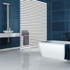 Relaxdays Matinio stiklo ir chromo rankšluosčių stovas
