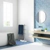 Relaxdays 3 lygių chromuotas rankšluosčių laikiklis