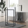 Relaxdays Metalinis rankšluosčių laikiklis, 2 strypai