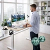 Relaxdays Reguliuojamo aukščio stalas, medžio efektas, reguliuojamas