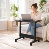 Relaxdays Reguliuojamo aukščio vežimėlio tipo nešiojamojo kompiuterio stalas