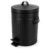 Relaxdays Retro stiliaus vonios kambario šiukšliadėžė su pedalu, 5 l