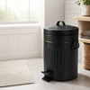 Relaxdays Retro stiliaus vonios kambario šiukšliadėžė su pedalu, 5 l