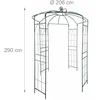 Relaxdays Rose Arbour Metal