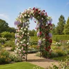 Relaxdays Rose Arbour Suoliukas Juodas Metalas