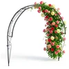 Relaxdays Rose Arch 105x100x21 cm Juodas plienas