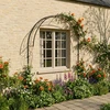 Relaxdays Rose Arch 105x100x21 cm Juodas plienas