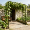 Relaxdays Rose Arch 220x200x38 cm Juodas metalas