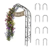Relaxdays Rose Arch modulinis 8 viename, metalas