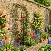 Relaxdays Rose Arch modulinis 8 viename, metalas