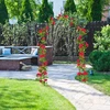 Relaxdays Juoda rožių arka 260 cm aukščio