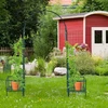 Relaxdays Rožių arka su vazonų laikikliais