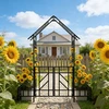 Relaxdays Rožių arka su varteliais ir vazonais