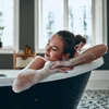Relaxdays Sandėliavimo spintelė su 3 skalbinių krepšiais