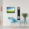 Relaxdays Sausai nuvaloma lenta, magnetinis stiklas, 60x40 cm, juoda
