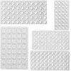 Relaxdays Savaime prilimpantys guminiai amortizatoriai 222x silikoniniai permatomi