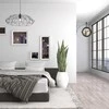 Relaxdays Dvipusis stoties laikrodis juodos spalvos