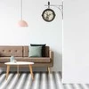 Relaxdays Dvipusis stoties laikrodis juodos spalvos