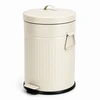 Relaxdays Šiukšliadėžė su pedalu, retro stiliaus, 20 l
