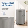 Relaxdays Šiukšliadėžė su pedalu, retro stiliaus, 20 l