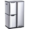 Relaxdays Šiukšliadėžė, 3 skyriai, 60 l