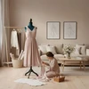 Relaxdays Moteriškas manekenas 36/38 aksominis