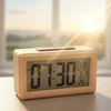 Relaxdays Skaitmeninis žadintuvas iš ąžuolo medienos